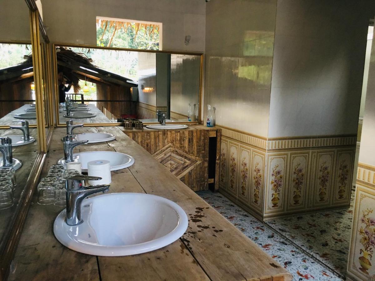 Lepont Mu Waterfall Bungalow Hoa Binh Bagian luar foto