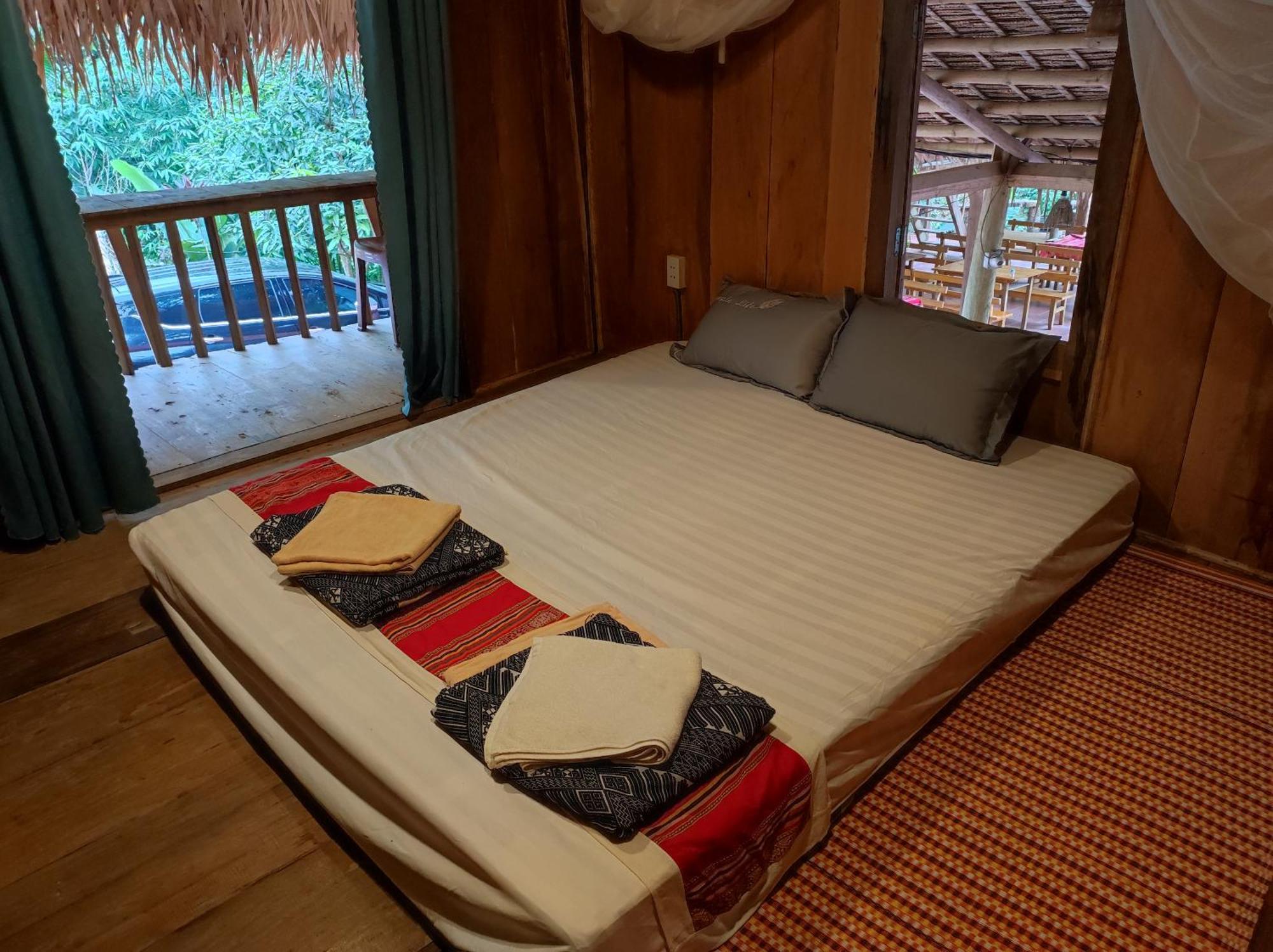Lepont Mu Waterfall Bungalow Hoa Binh Bagian luar foto