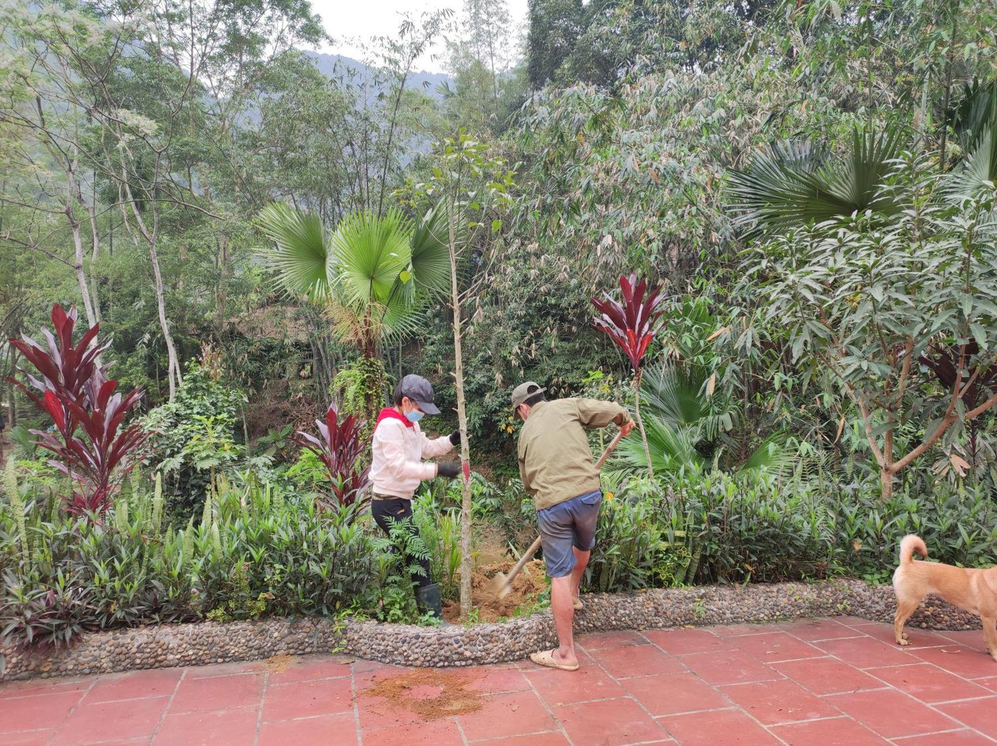 Lepont Mu Waterfall Bungalow Hoa Binh Bagian luar foto
