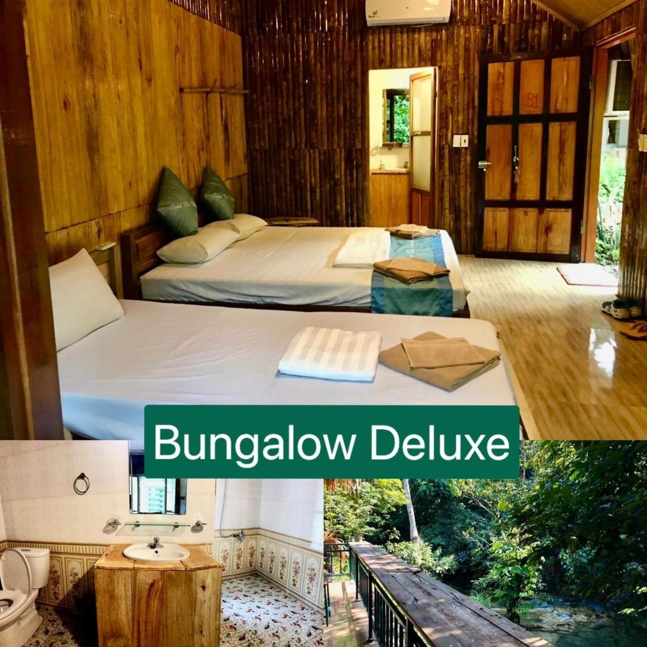 Lepont Mu Waterfall Bungalow Hoa Binh Bagian luar foto