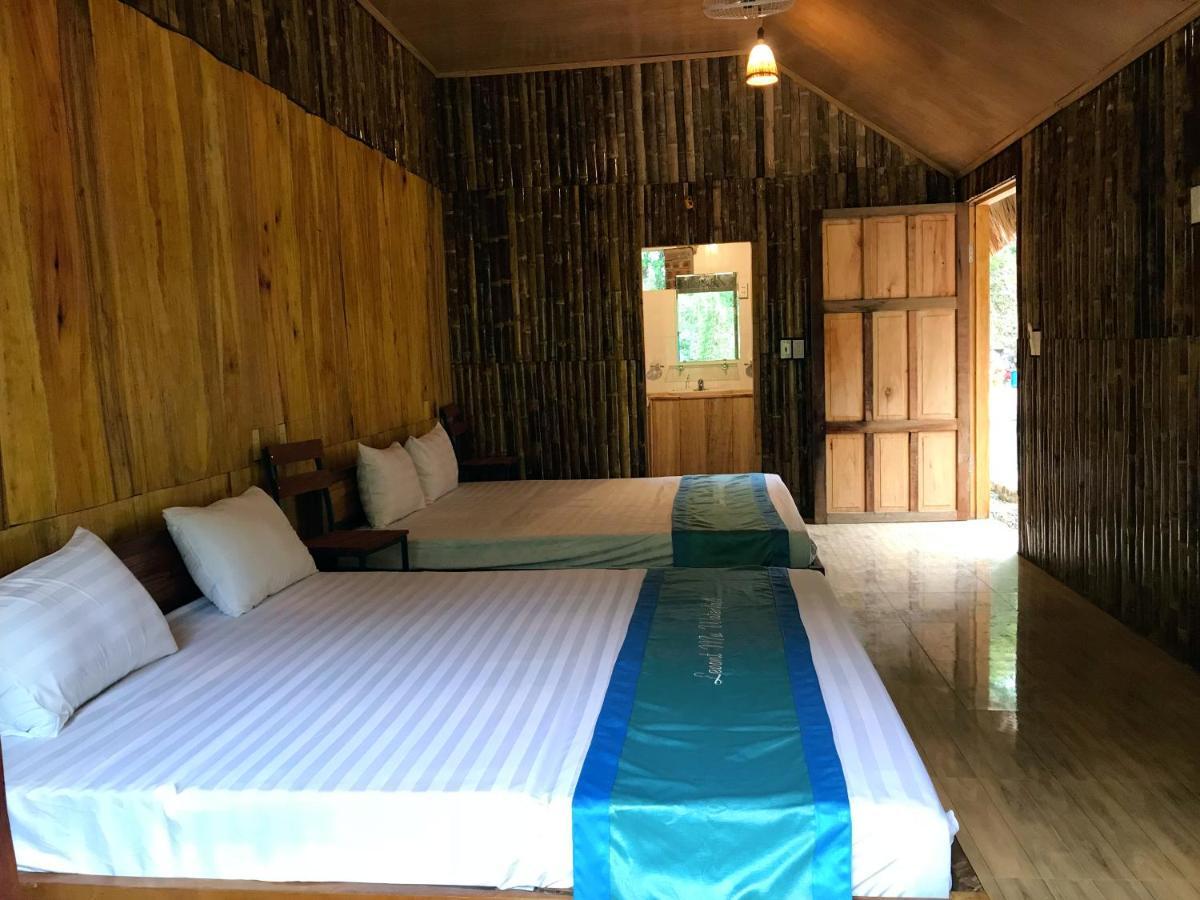 Lepont Mu Waterfall Bungalow Hoa Binh Bagian luar foto
