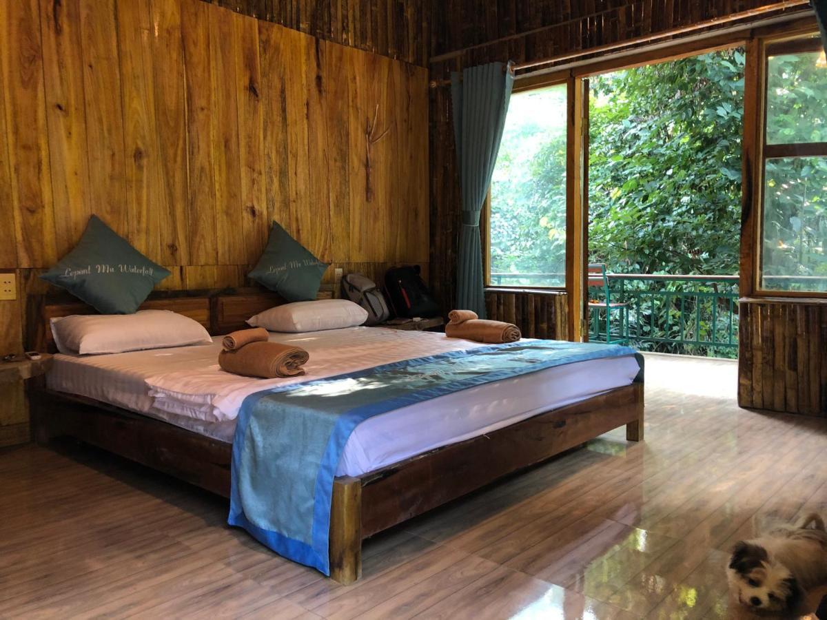 Lepont Mu Waterfall Bungalow Hoa Binh Bagian luar foto